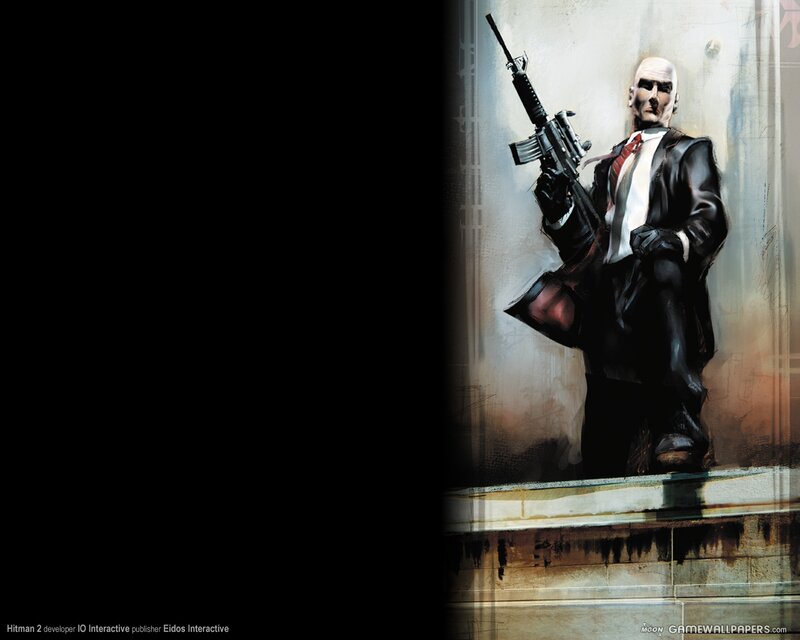 Bald Man in Suit — Black, Dramatic, Digital Art