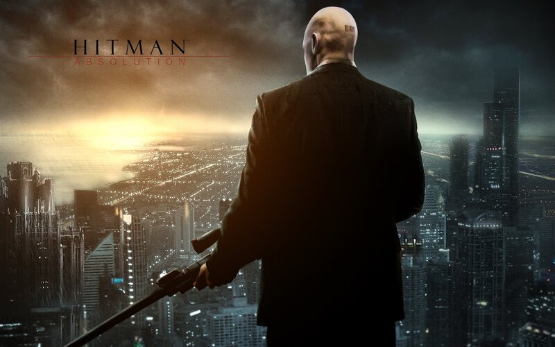 Bald Man in Suit — Black, Dramatic, Sunset, Digital Art