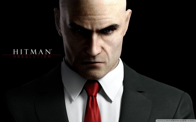 Bald Man in Suit — Black, Serious, 3d Render, Tie, Text