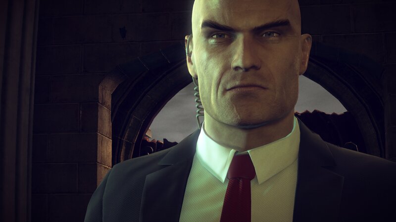 Bald Man in Suit — Black, Serious, 3d Render, Tie