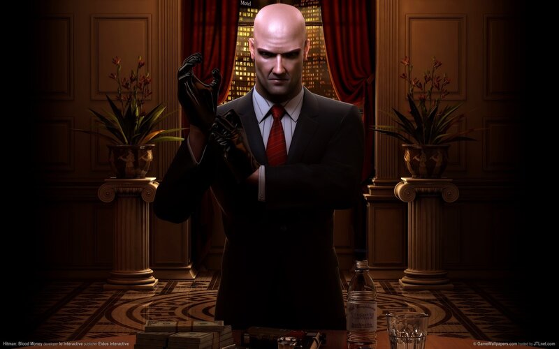 Bald Man in Suit — Brown, Dramatic, Night