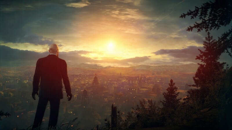 Bald Man in Suit — Orange