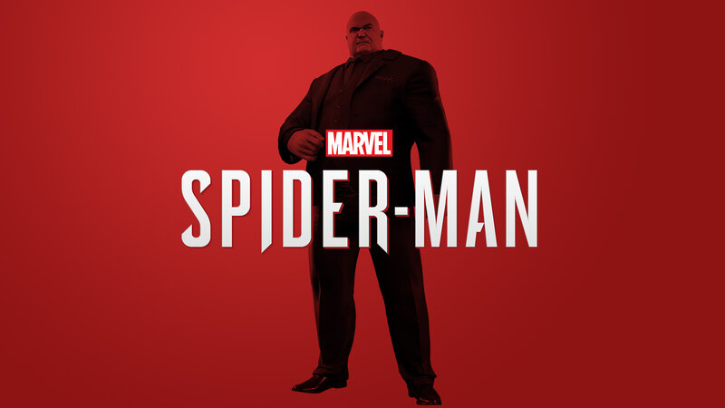 Bald Man in Suit — Red, Dramatic, 3d Render