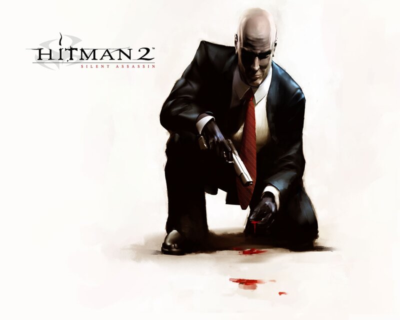 Bald Man in Suit — White