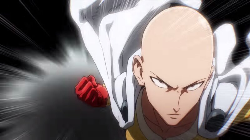 Bald Man in White Cloak
