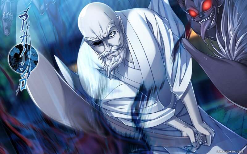 Bald Man in White Robe