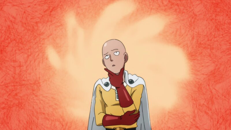 Bald Man in Yellow Suit — Red