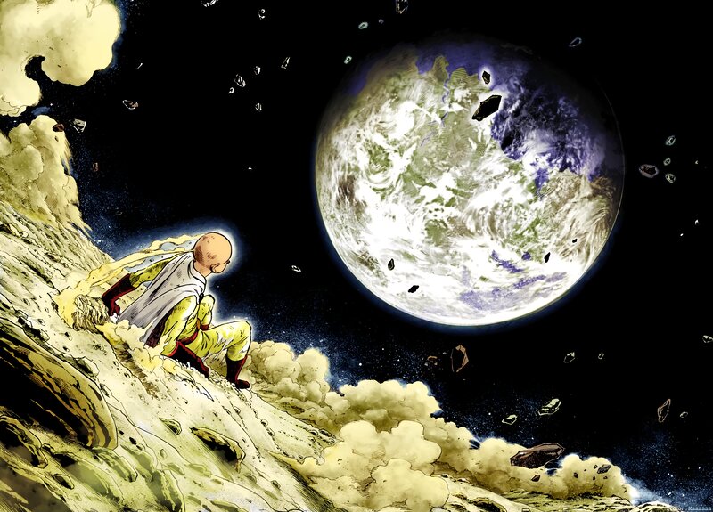 Bald Man on Asteroid