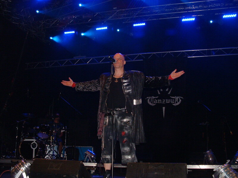 Bald Man on Stage