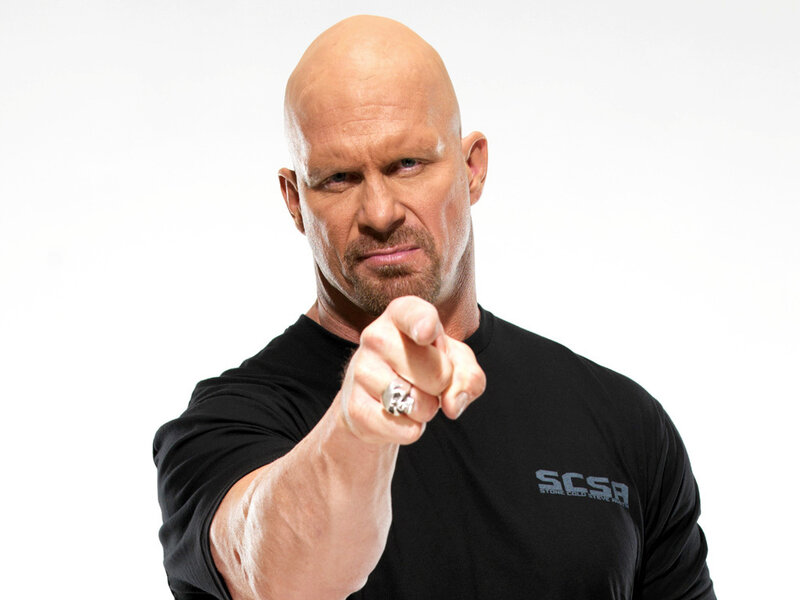 Bald Man Pointing