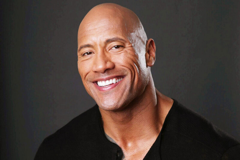 Bald Man Smiling — Black, Friendly