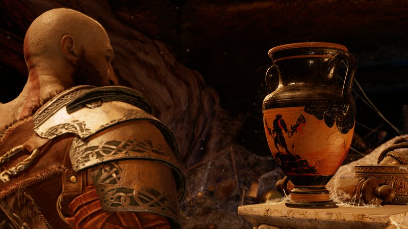 Bald Man with Armor
