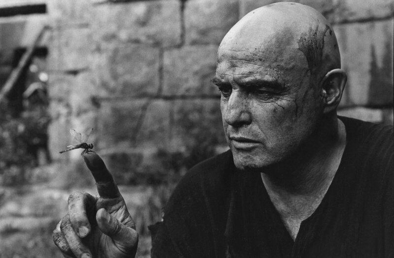 Bald Man with Dragonfly — Black