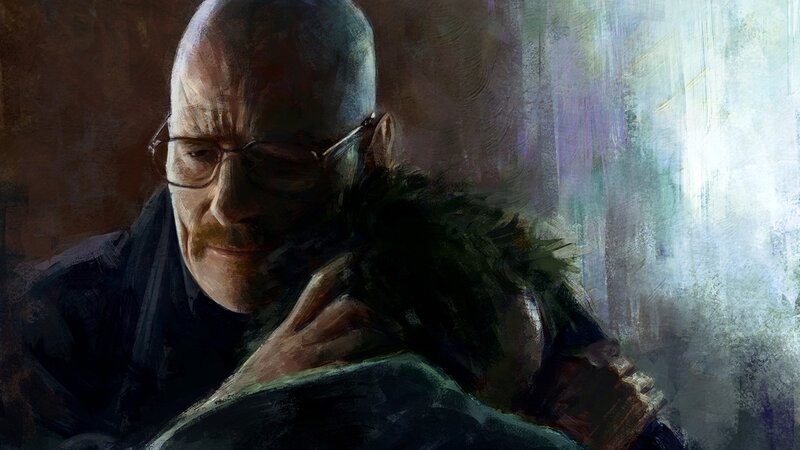 Bald Man with Glasses — Brown