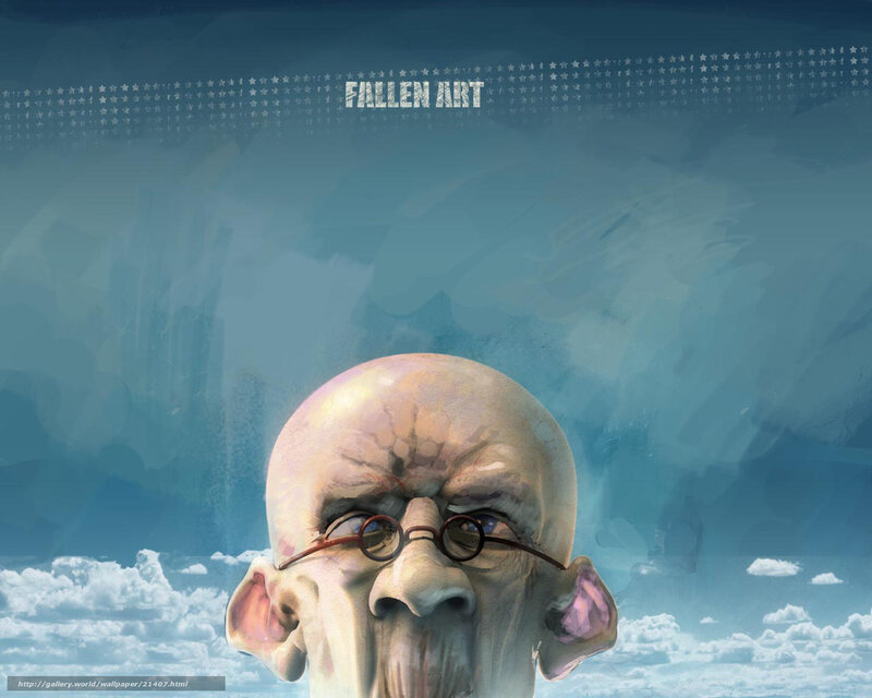 bald man with glasses