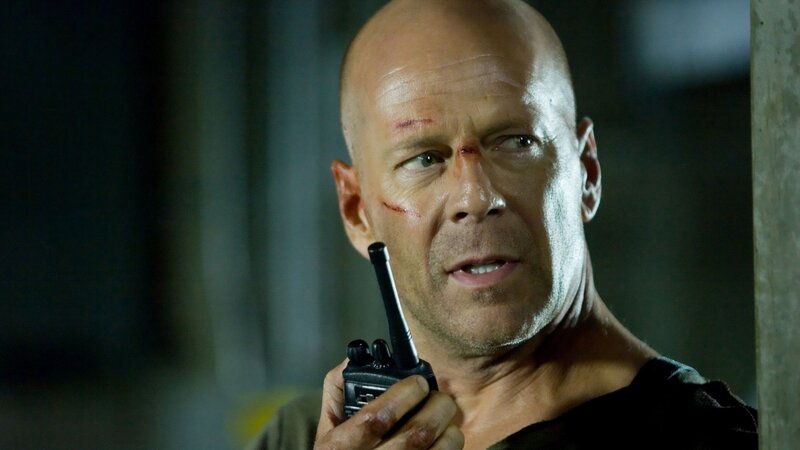 Bald Man with Injuries — Black, Tense