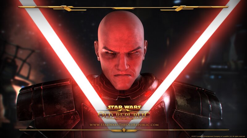 Bald Man with Lightsabers