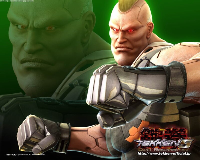 Bald Man with Red Eyes — Green, Aggressive