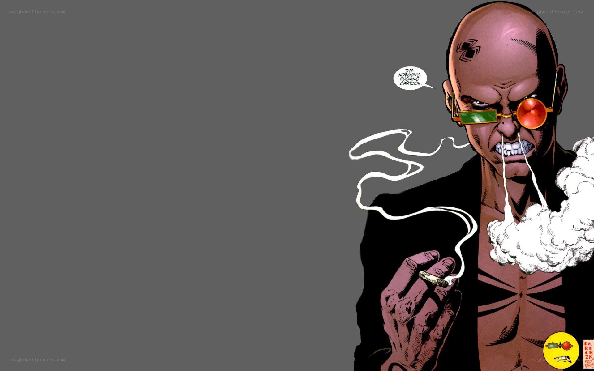 Bald man with sunglasses