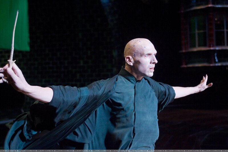 Bald Man with Wand — Black
