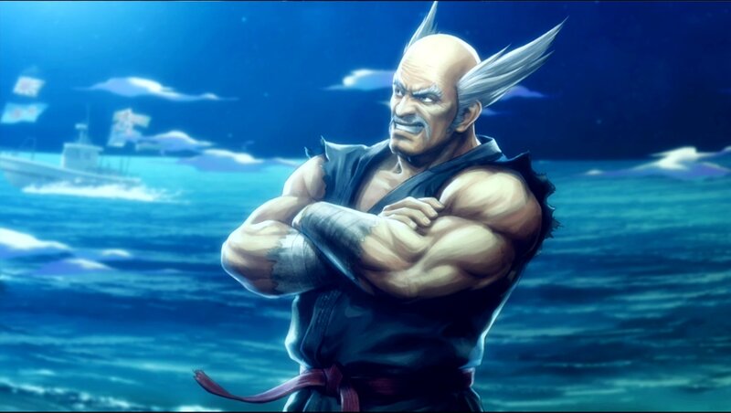 Bald Man with White Hair