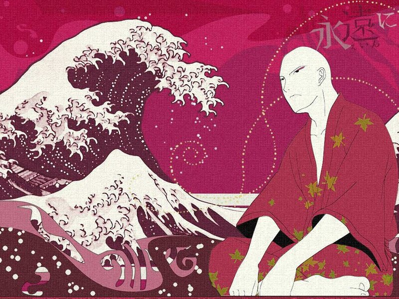 Bald Monk in Robe