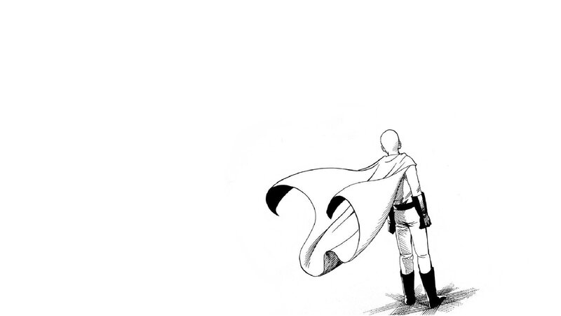 Bald Superhero with Cape