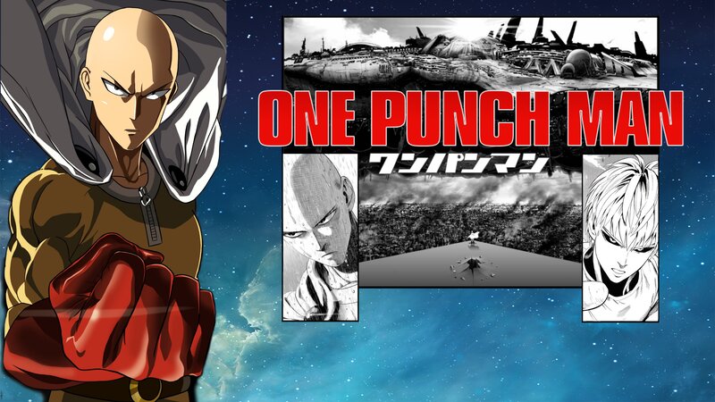 Bald Superhero with Red Fist