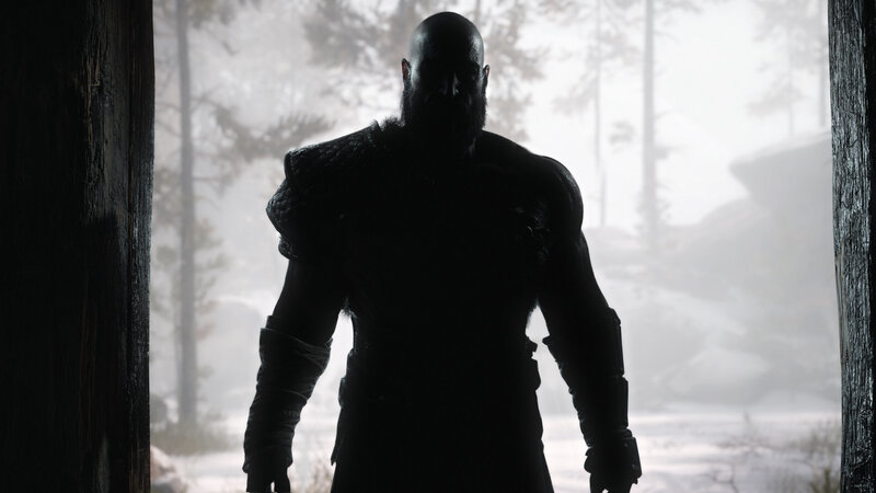 Bald Warrior in Silhouette