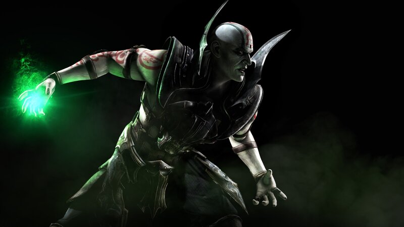 Bald Warrior with Green Energy