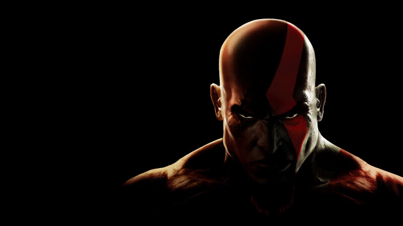 Bald Warrior with Red Markings — Black