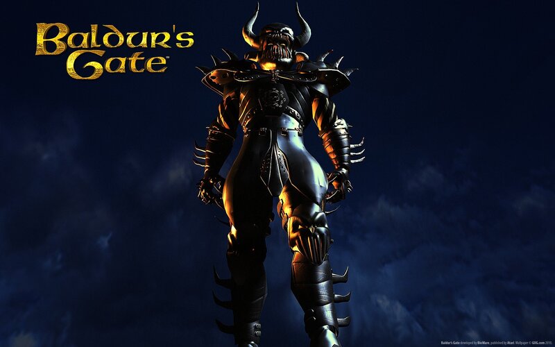 Baldur's Gate character art