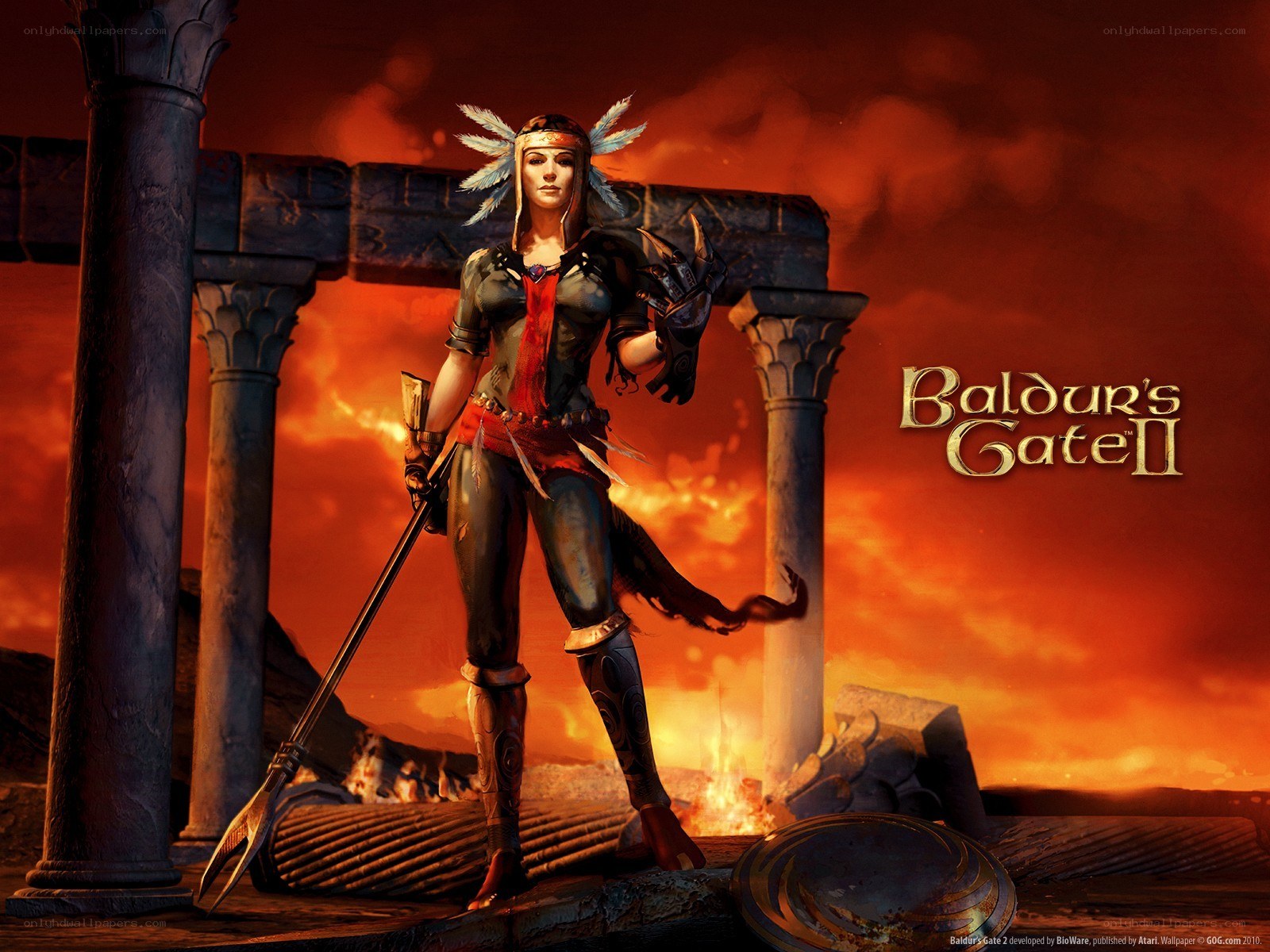 Baldur's Gate II character art