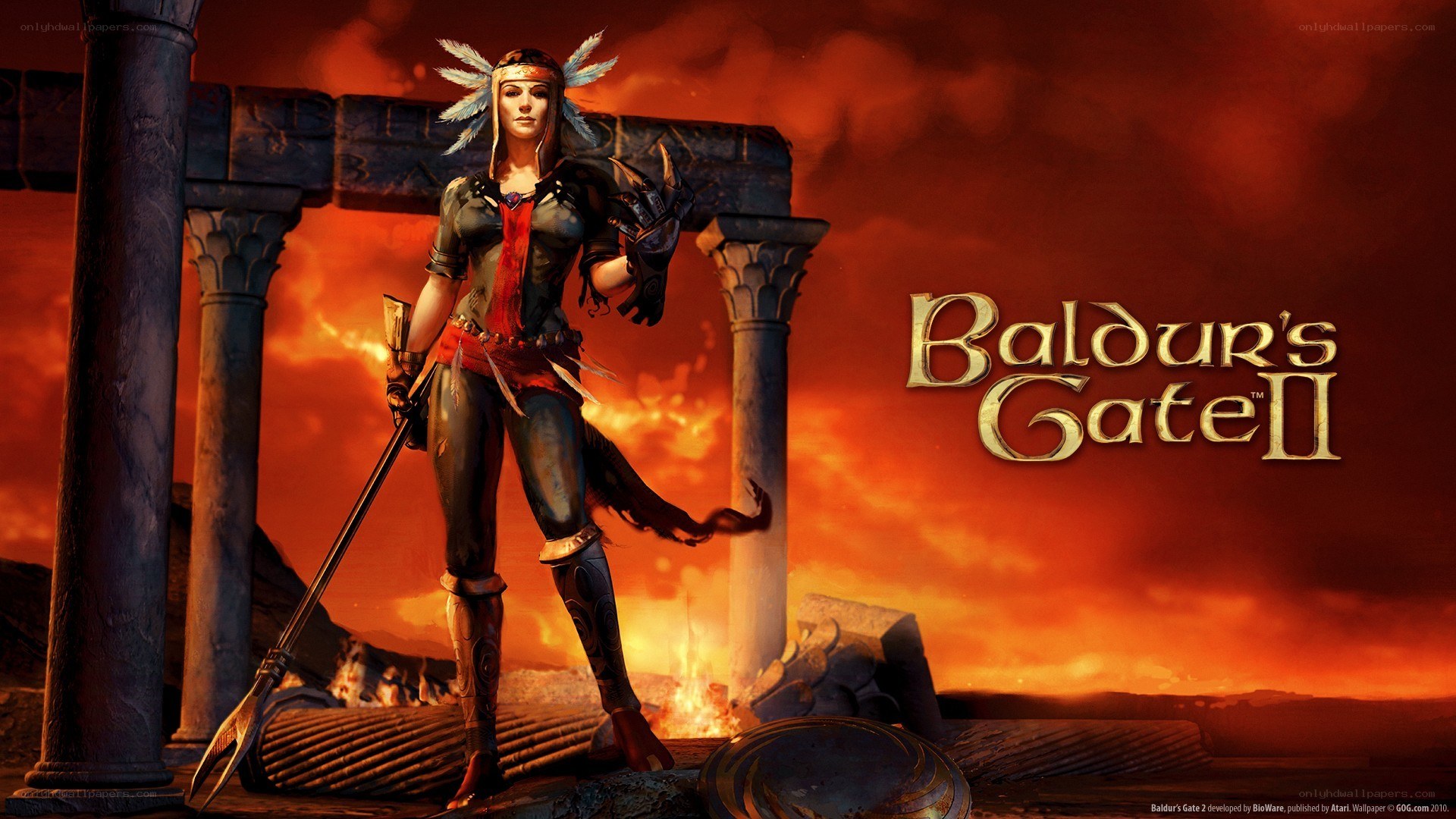 Baldur's Gate II character art
