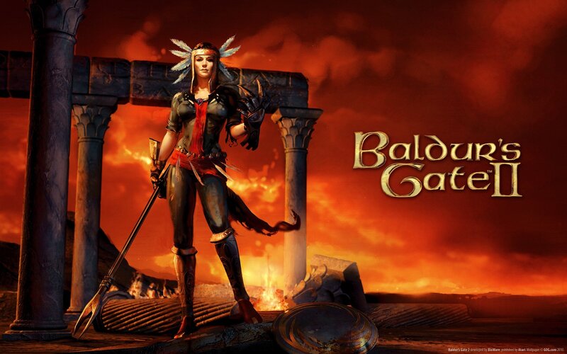 Baldur's Gate II character art