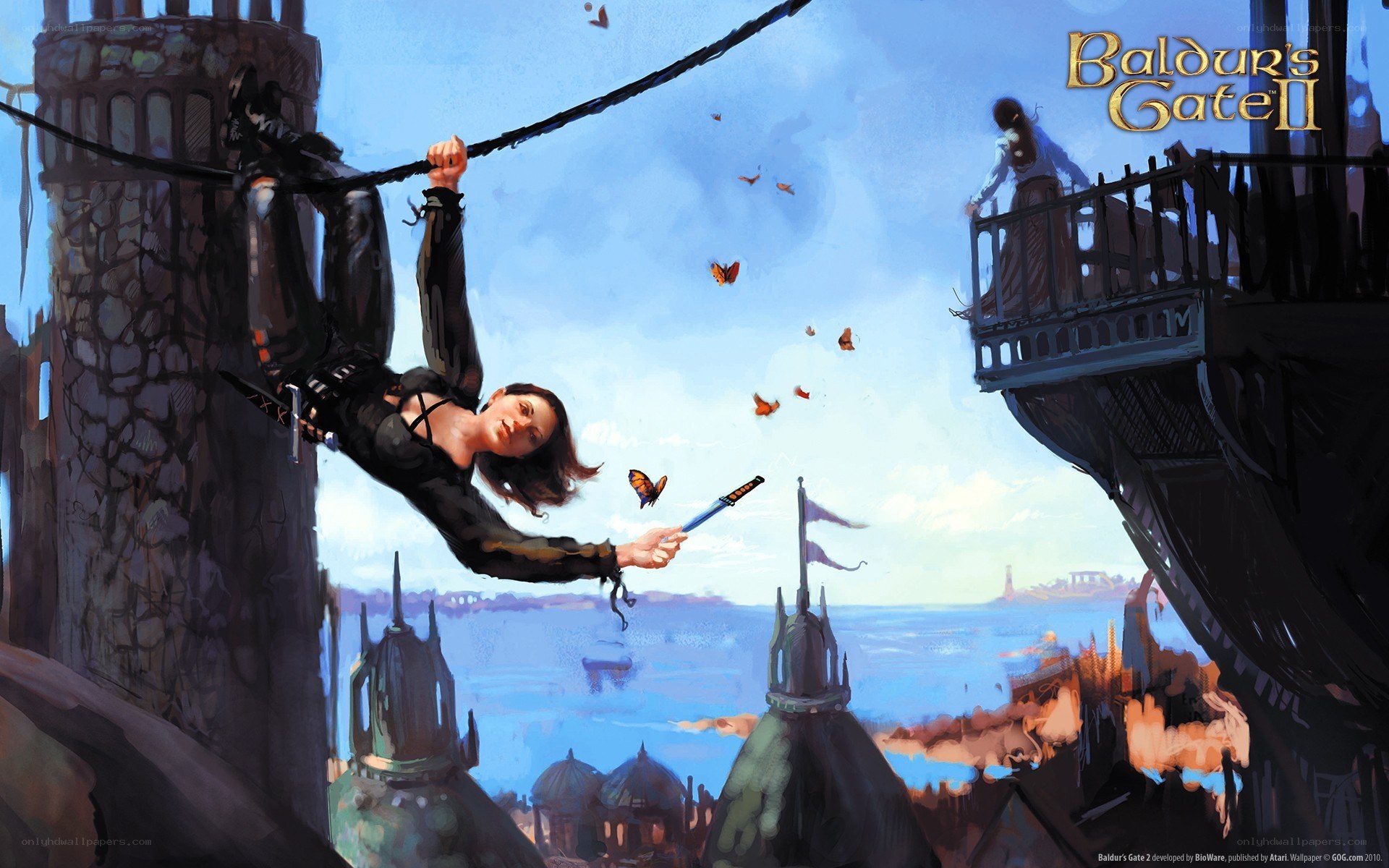 Baldur's Gate II character art