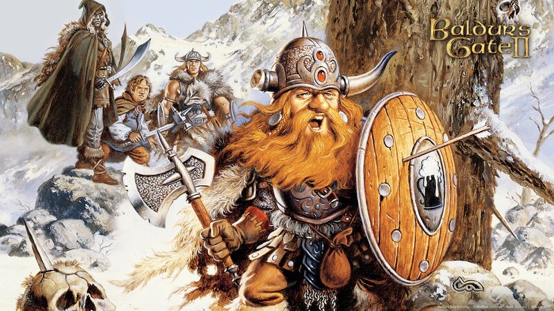 Baldur's Gate II fantasy art