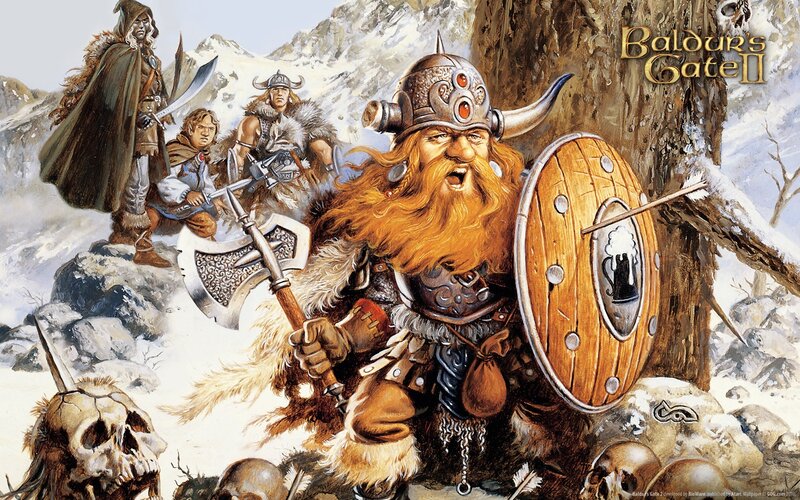 Baldur's Gate II fantasy art
