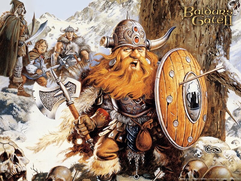 Baldur's Gate II fantasy art