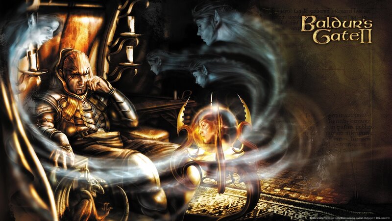 Baldur's Gate II promotional art