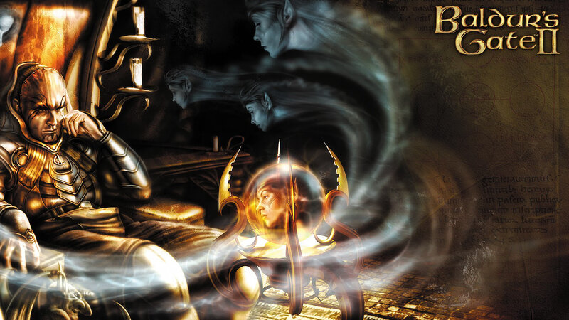 Baldur's Gate II promotional art