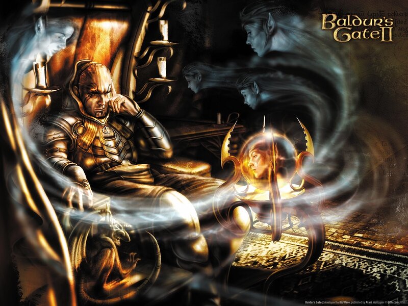 Baldur's Gate II promotional art