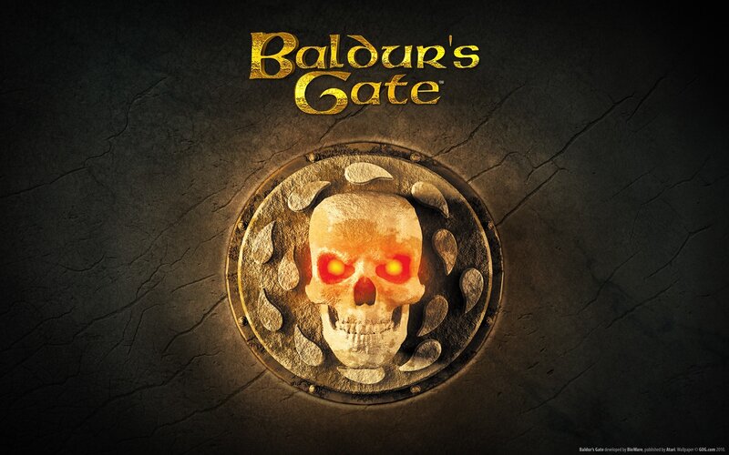Baldur's Gate logo artwork