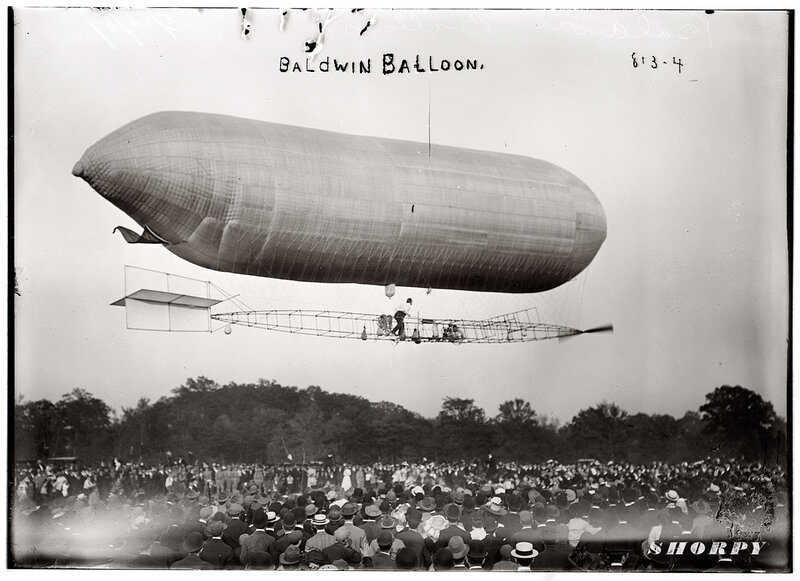 Baldwin Balloon in Flight