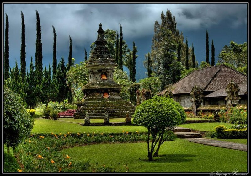 Bali Temple in Garden