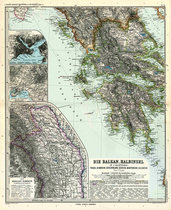Balkan Peninsula map
