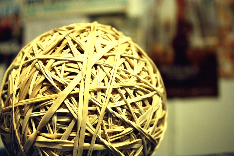 ball of rubber bands