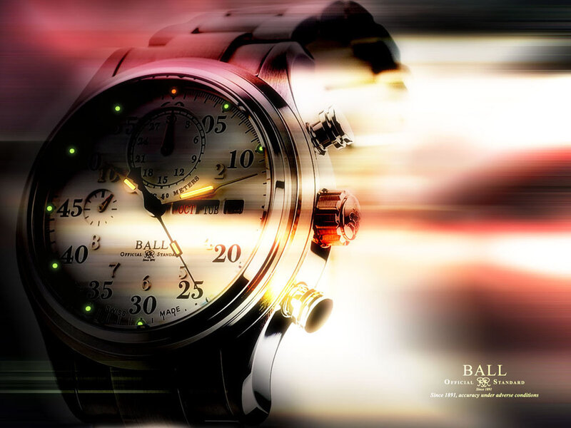 Ball Watch Ad with Motion Blur