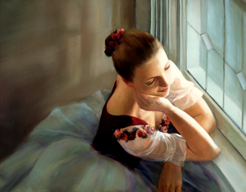 ballerina by the window