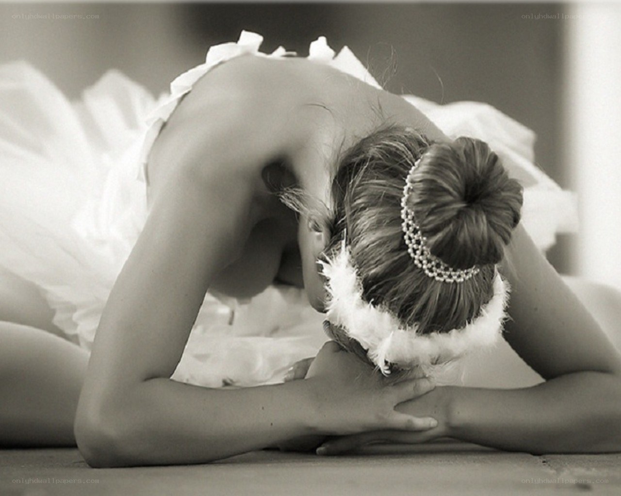Ballerina in a bow